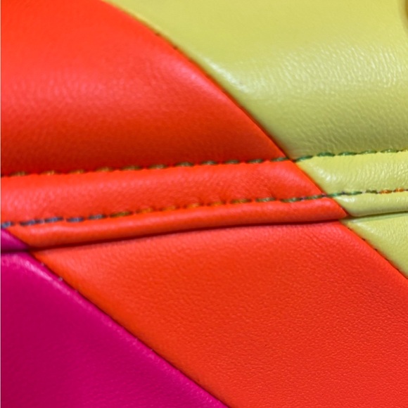 Kurt Geiger The Brixton Neon Rainbow Shoulder Bag - Picture 7 of 14